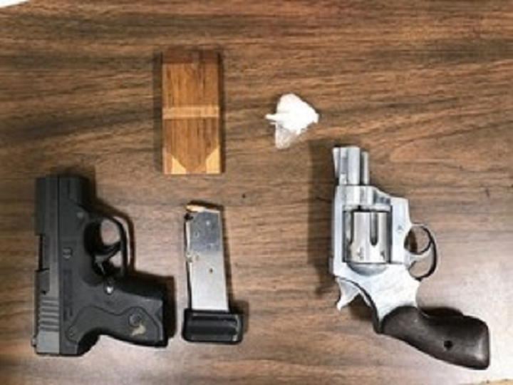 Guns and meth from Indiana State Police stop